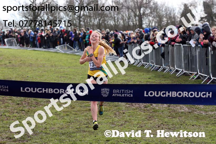 Senior womens 2019 British Athletics Inter Counties Cross Country, Prestwood Hall, Loughborough. Photo:  David T. Hewitson/Sports for All Pics